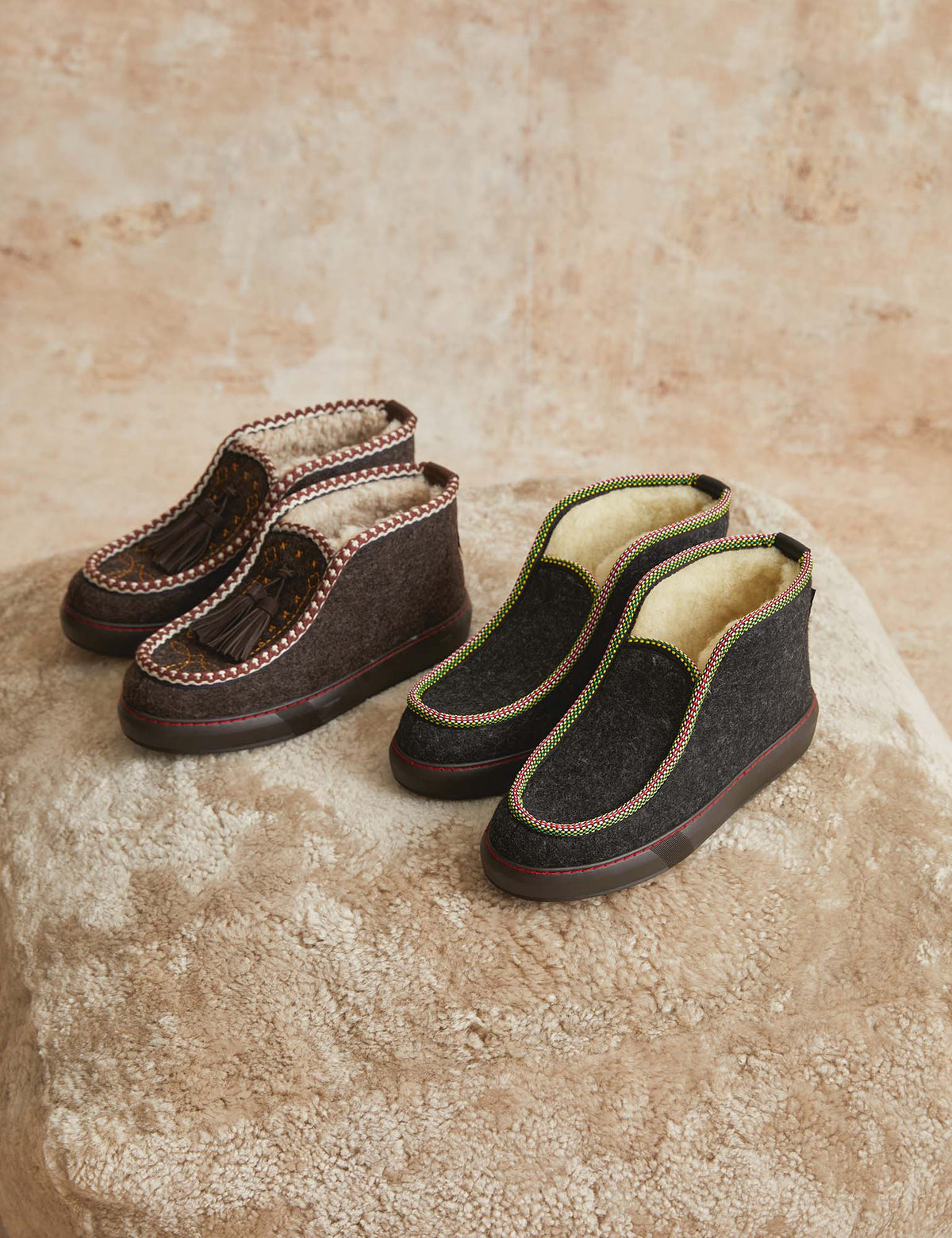 Blizzard Felt Wool-lined Slipper