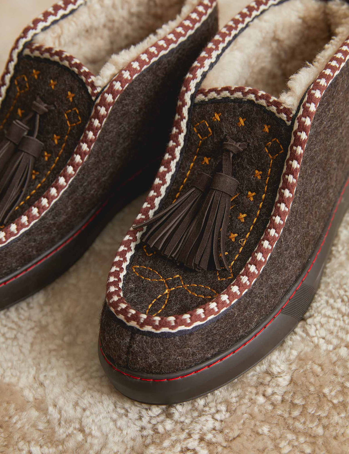 Blizzard Felt Wool-lined Slipper