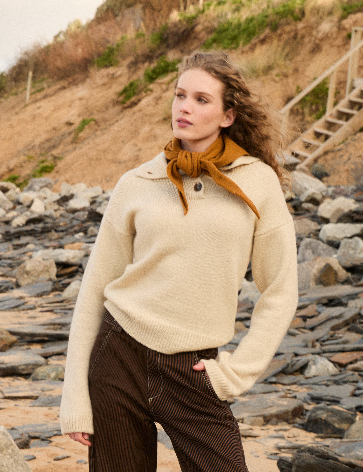Harbour Button Knit