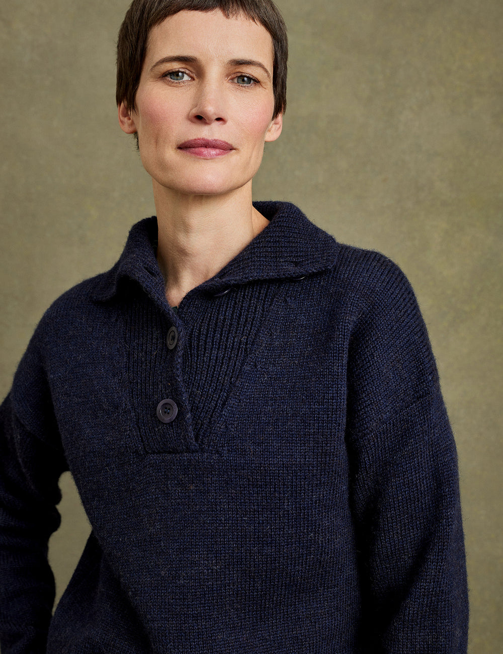 Harbour Button Knit