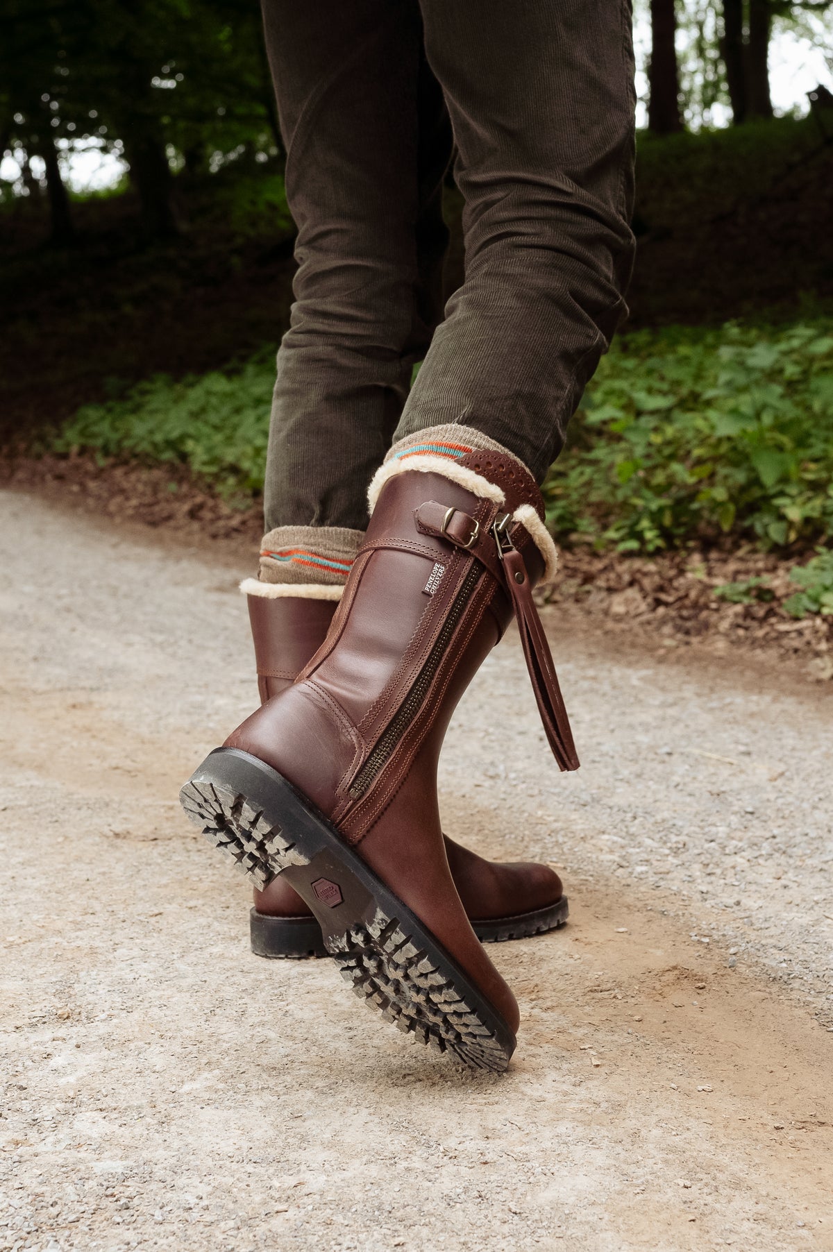 Midcalf Lined Tassel Boot