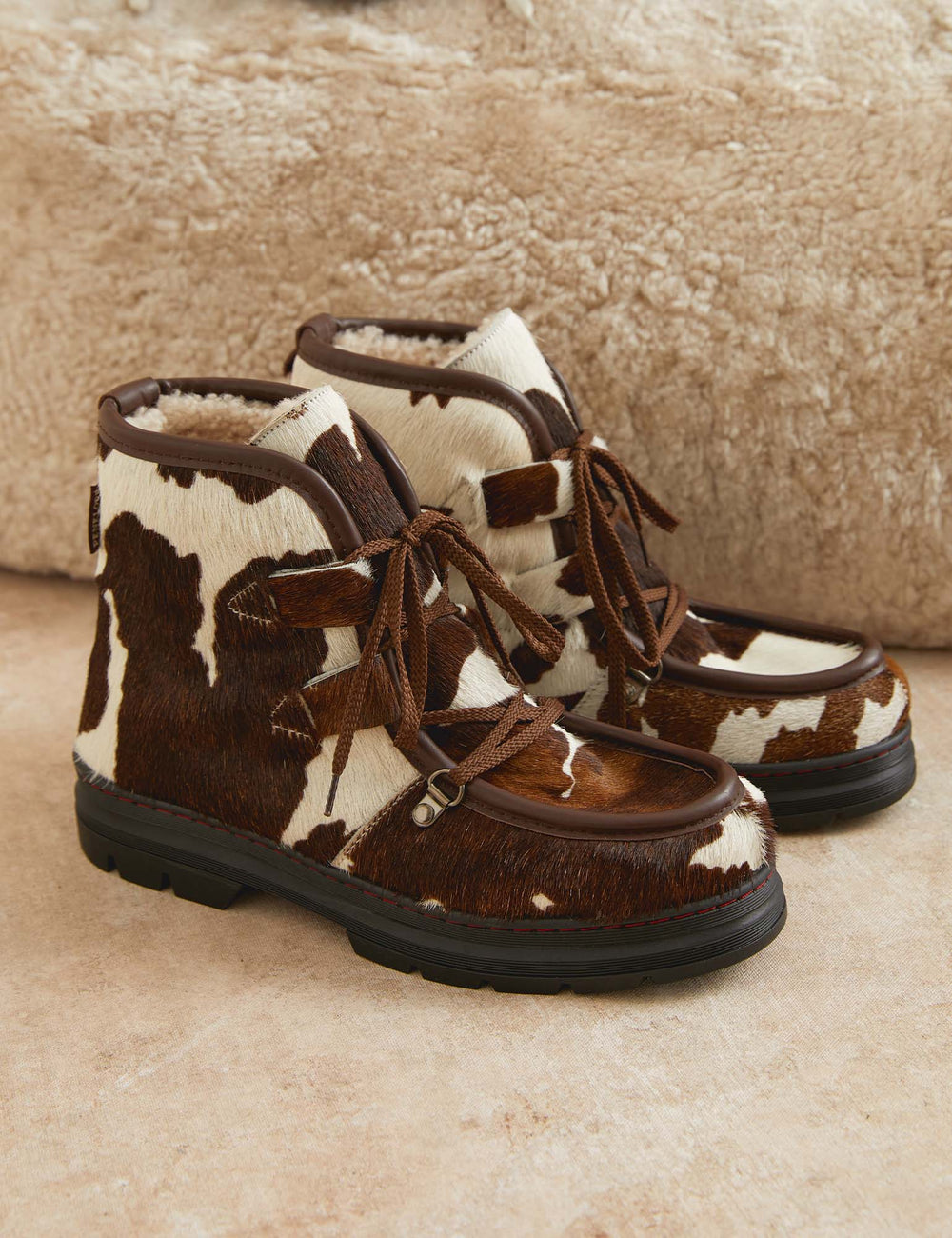 Incredible Friesian Shearling-Lined Boot
