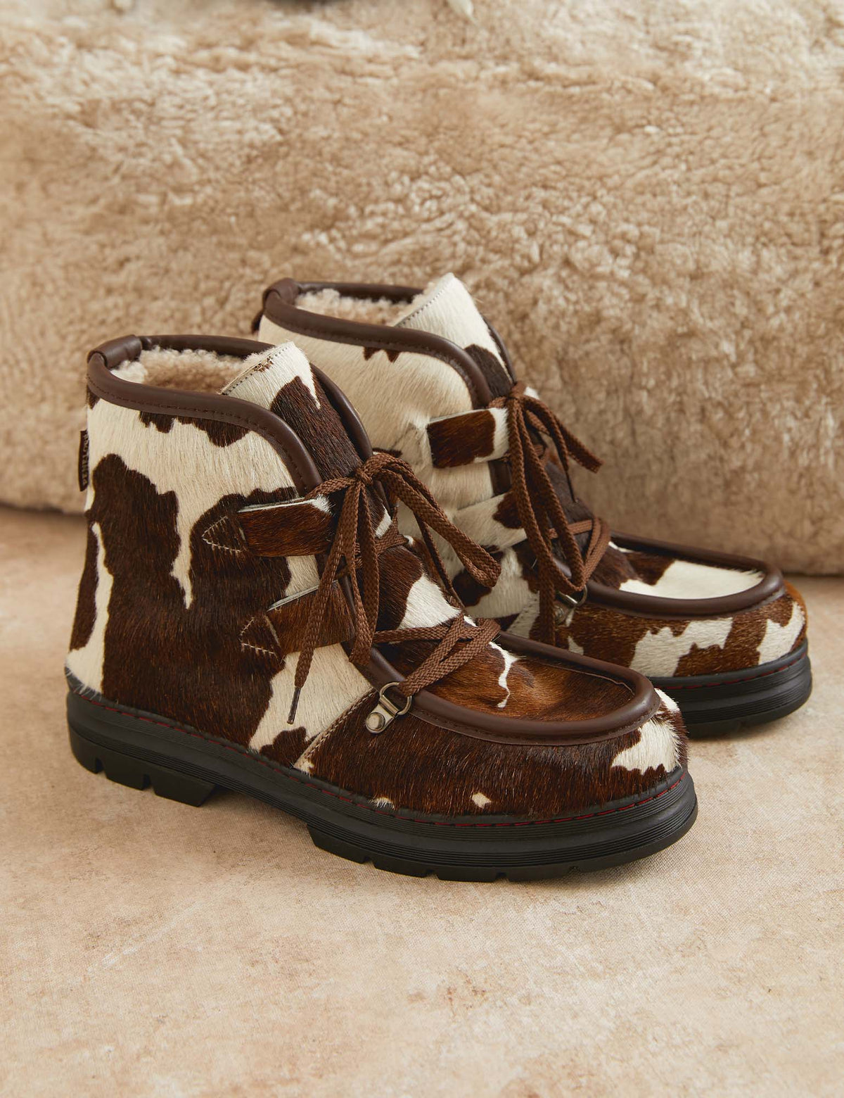 Incredible Friesian Shearling-Lined Boot