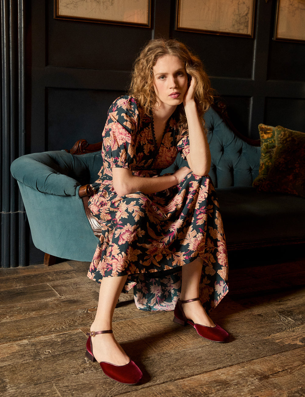 Jeanne Floral Dress