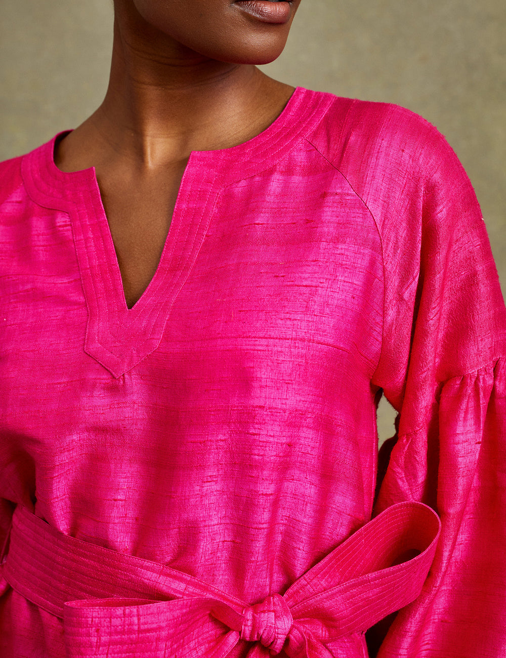 Mayfair Raw Silk Dress