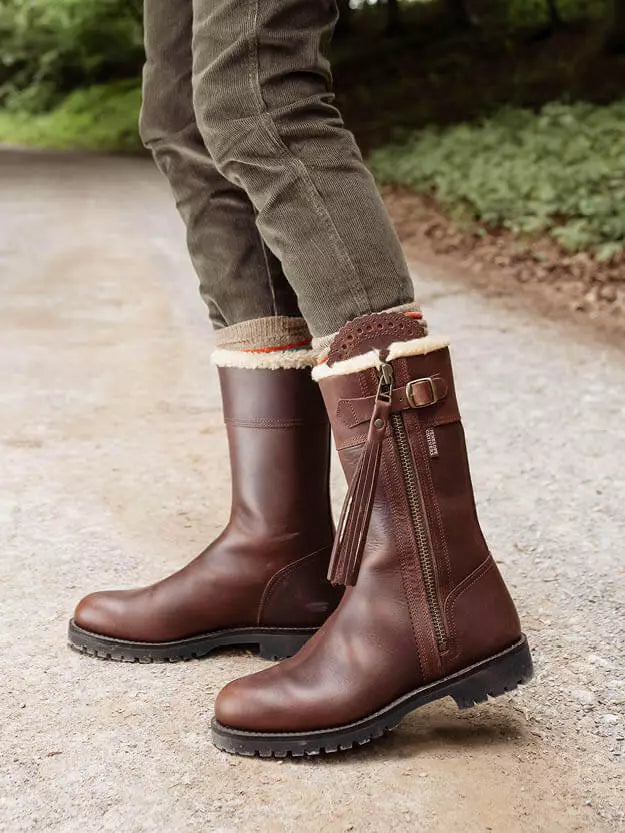 Midcalf Lined Tassel Boot