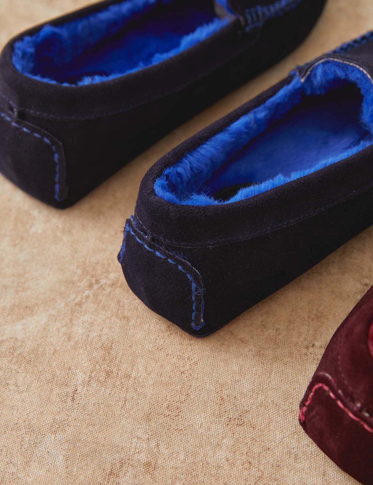 Moccasin Suede Slipper