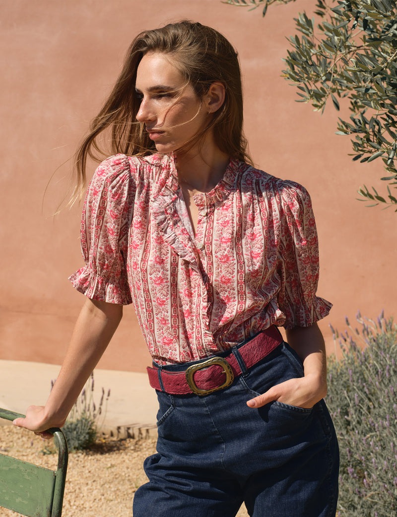 MondayBlouse AcaiBelt