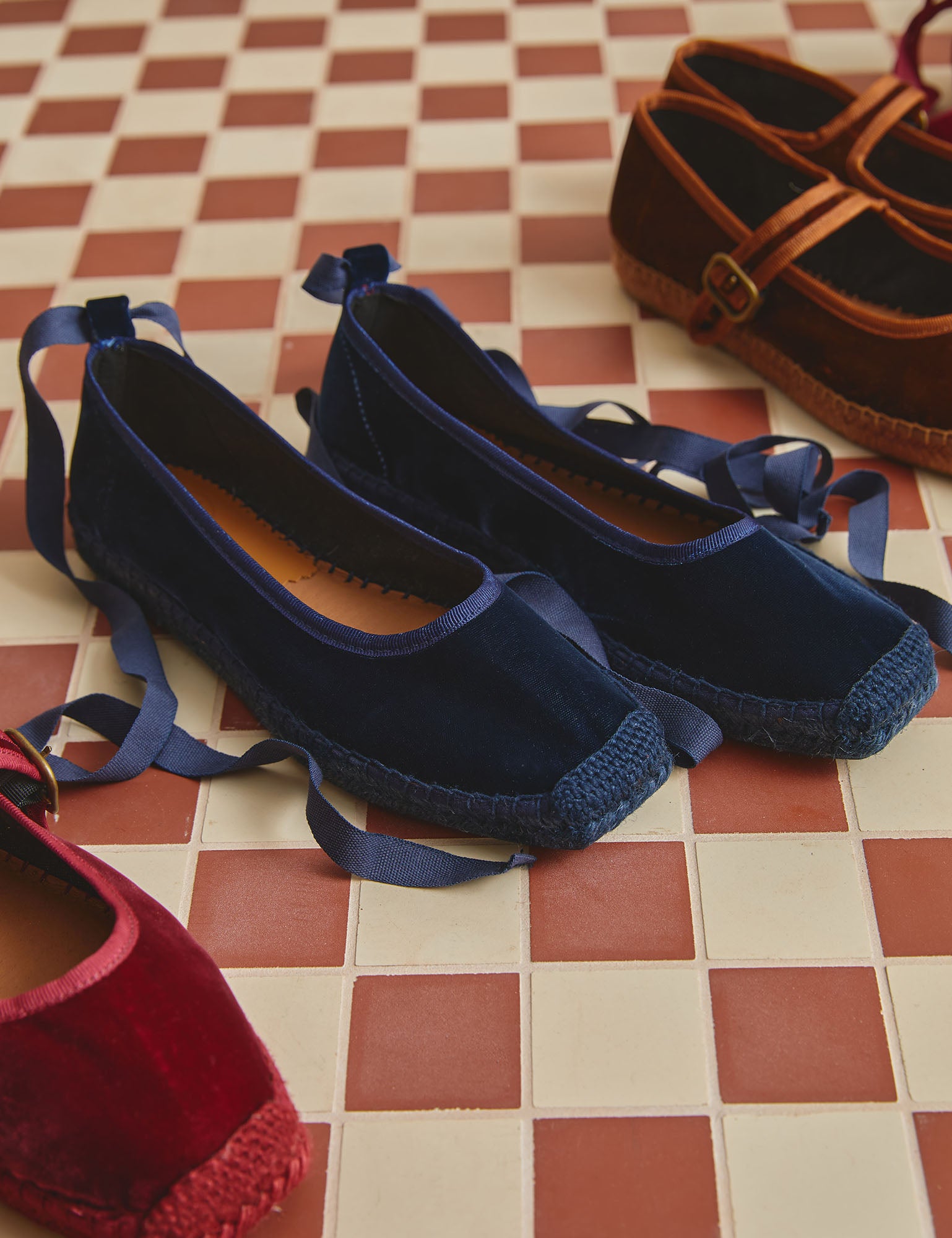 Allegra Velvet Espadrille