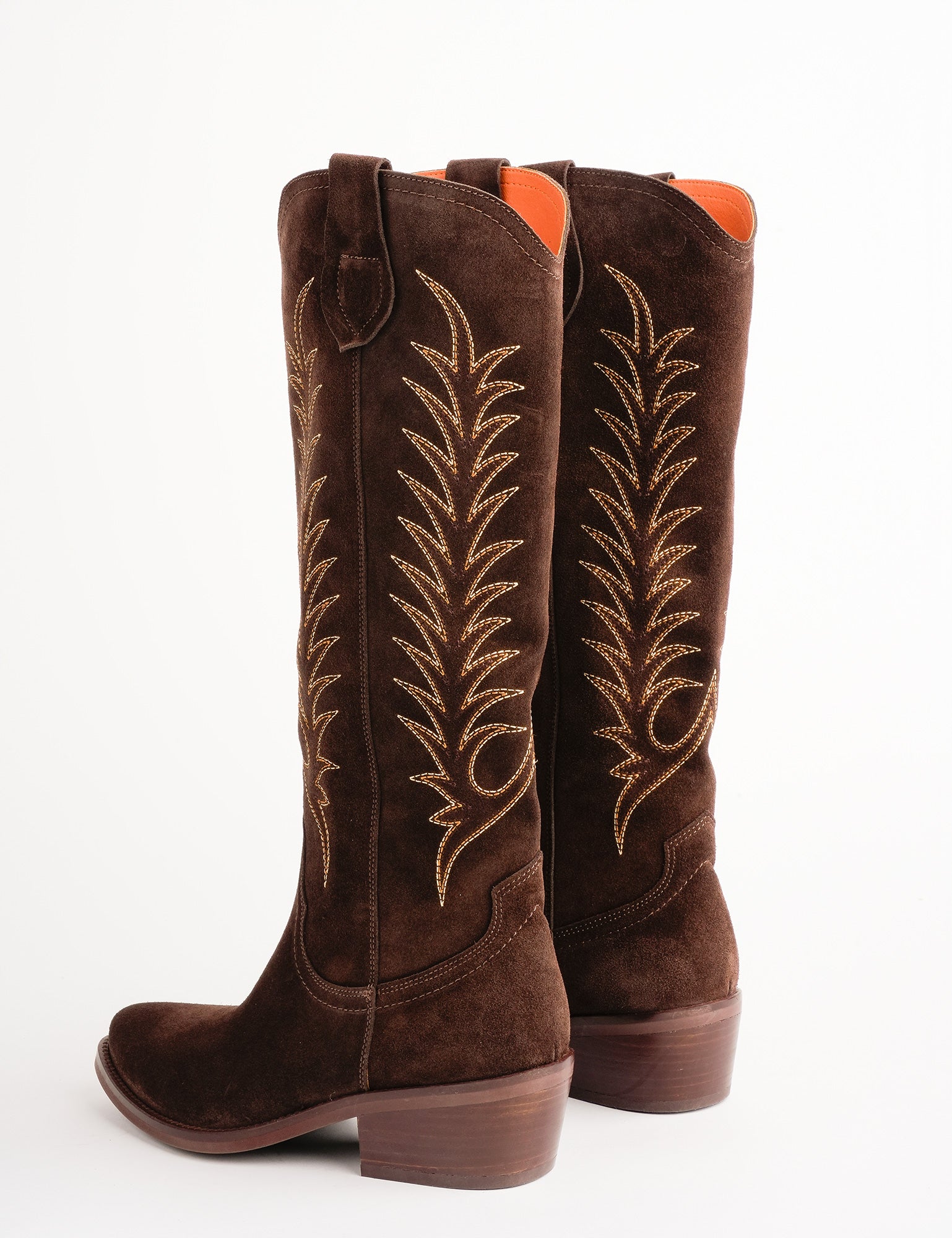 Blanca Suede Embroidered Boot