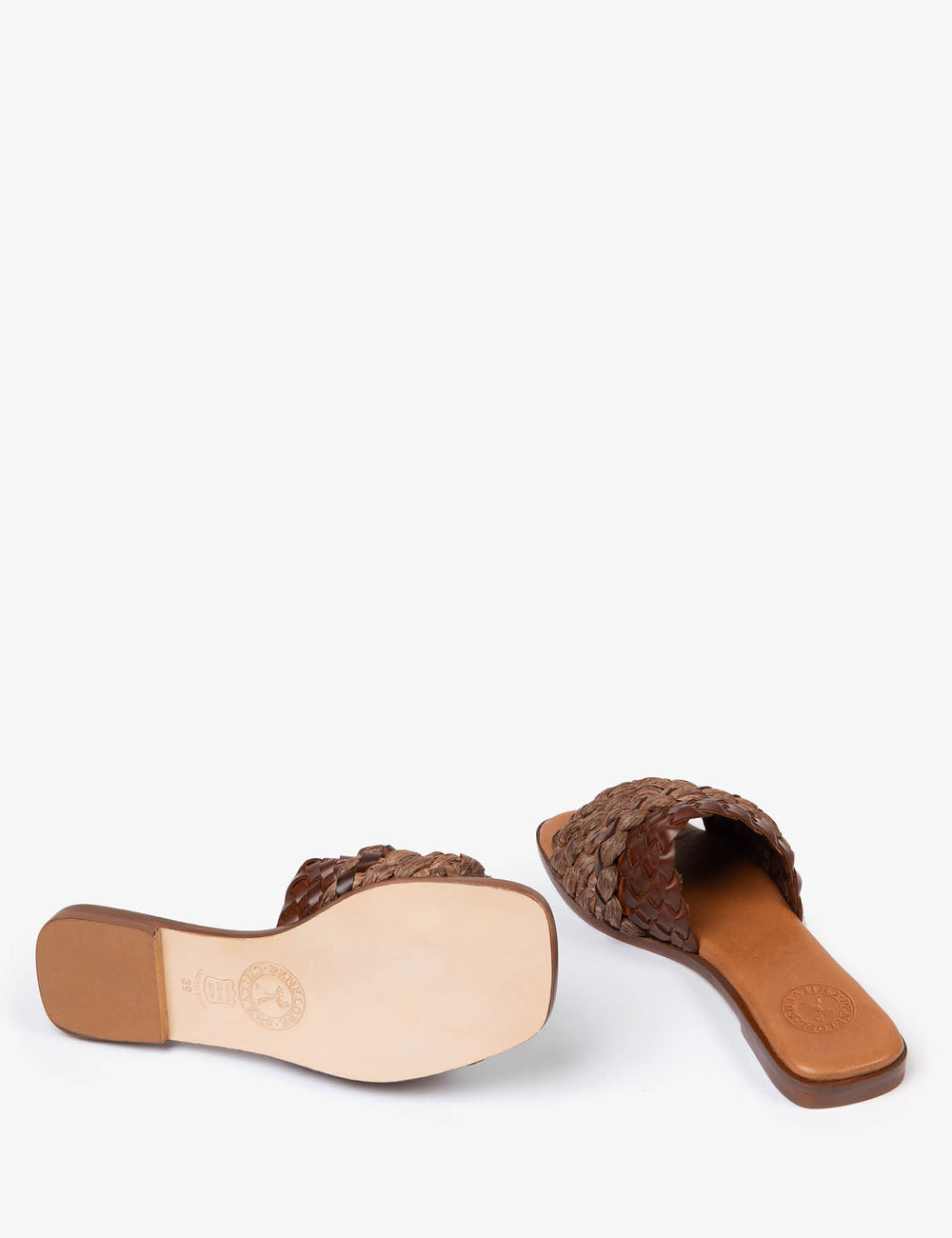 Kalahari Braided Raffia Mule