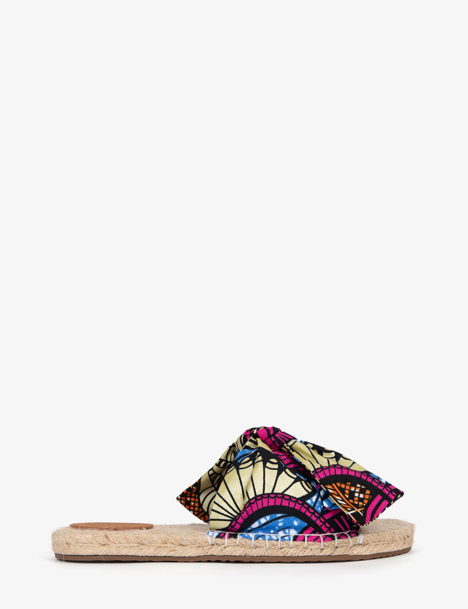 Eswatini Bow Print Espadrille