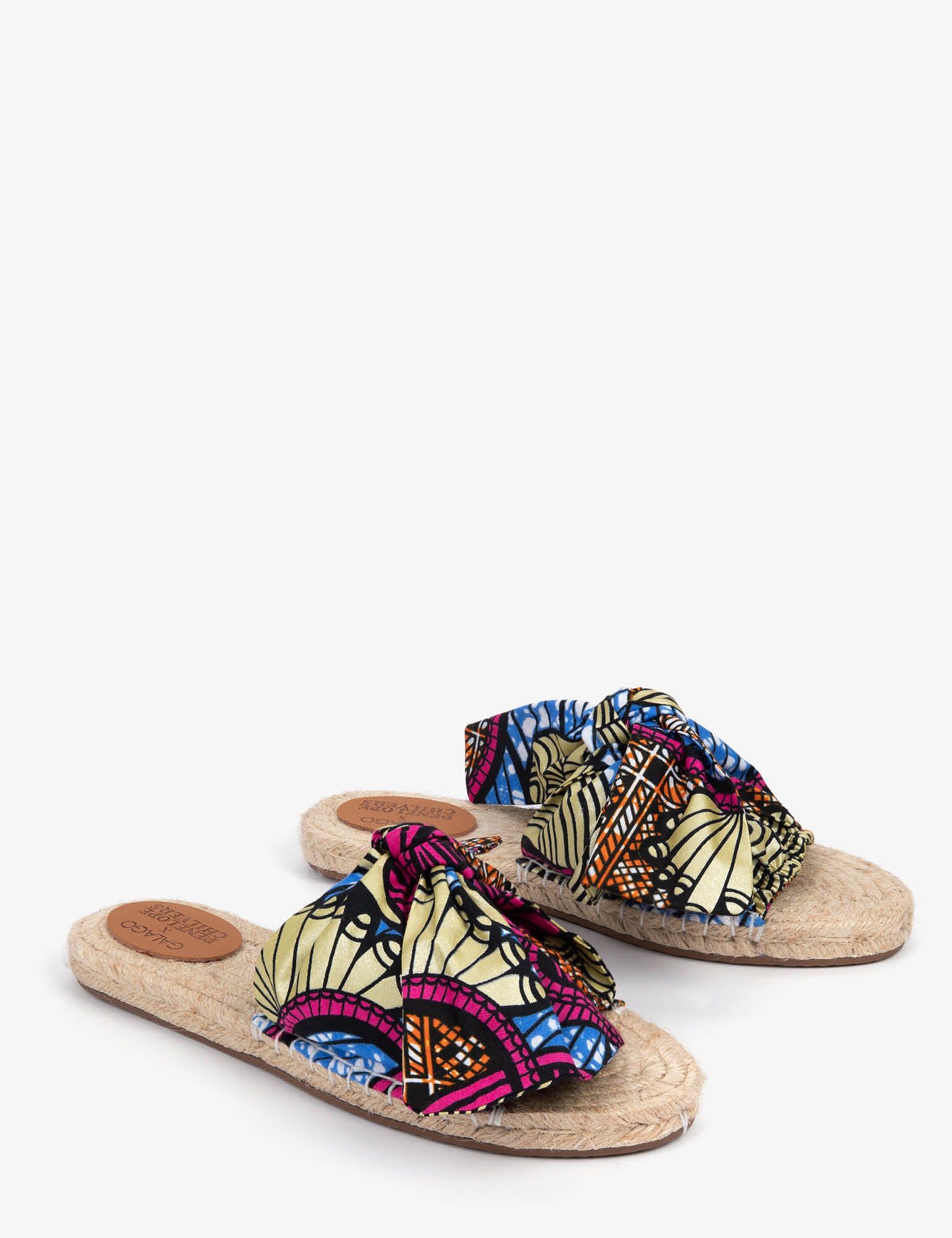 Eswatini Bow Print Espadrille