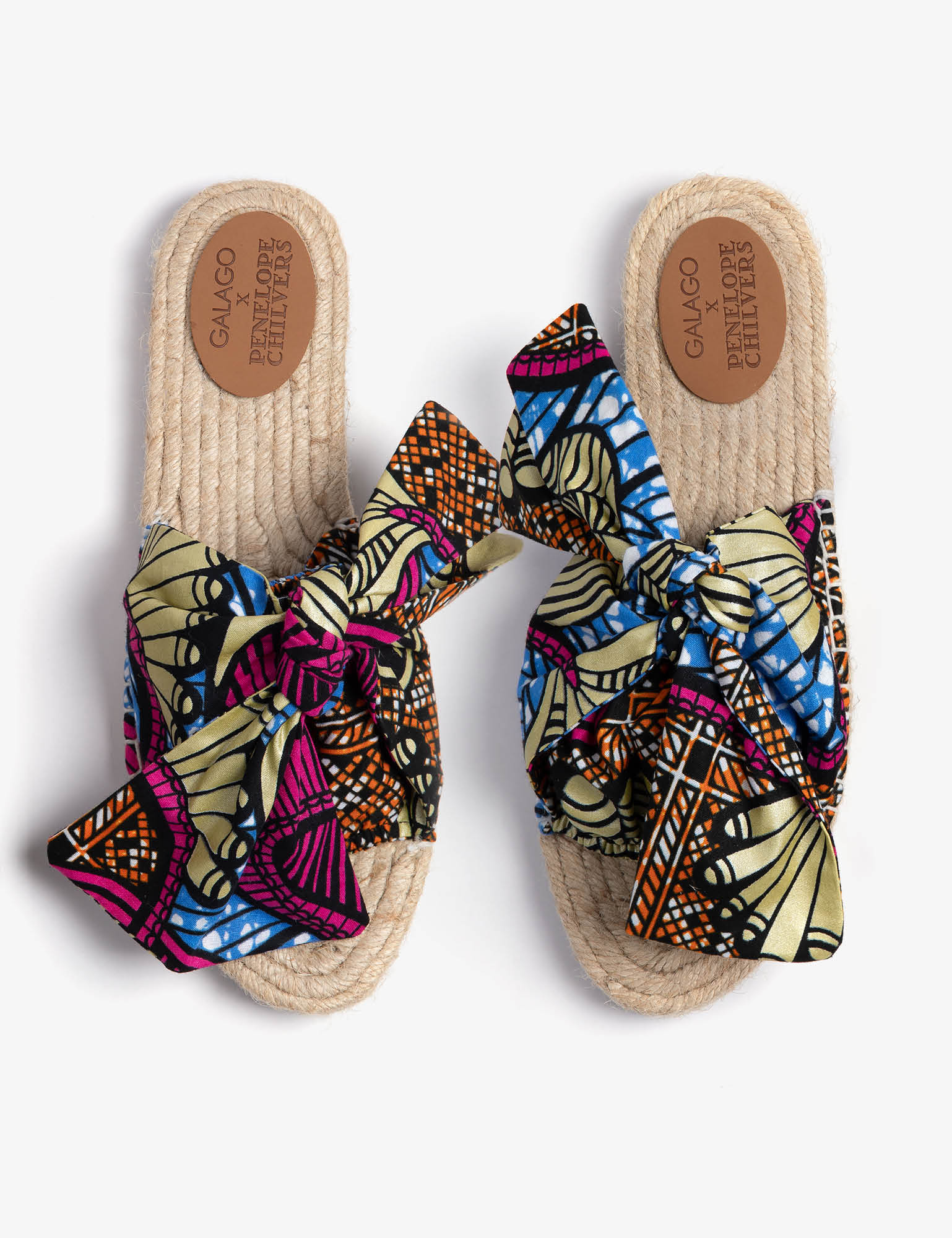 Eswatini Bow Print Espadrille