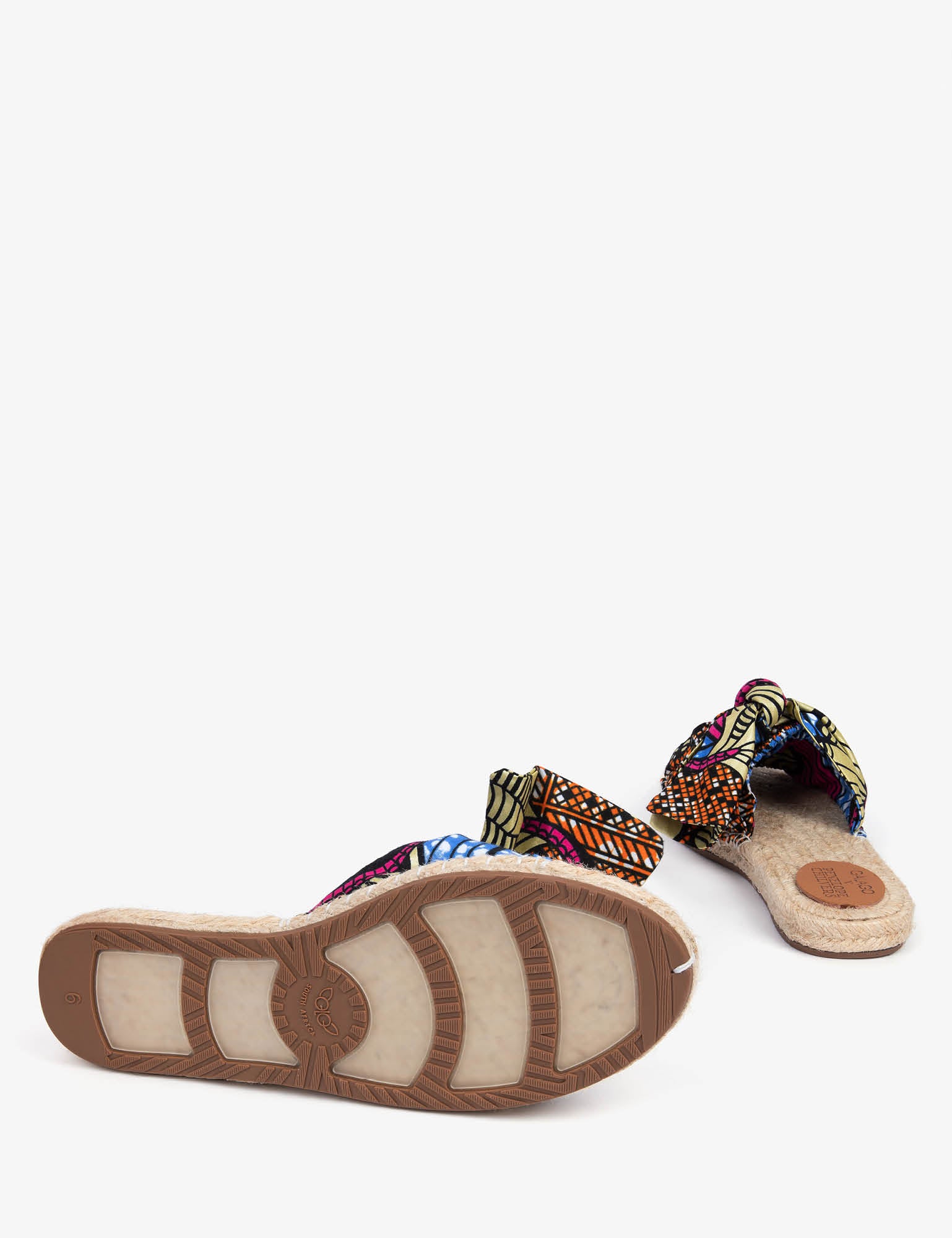 Eswatini Bow Print Espadrille