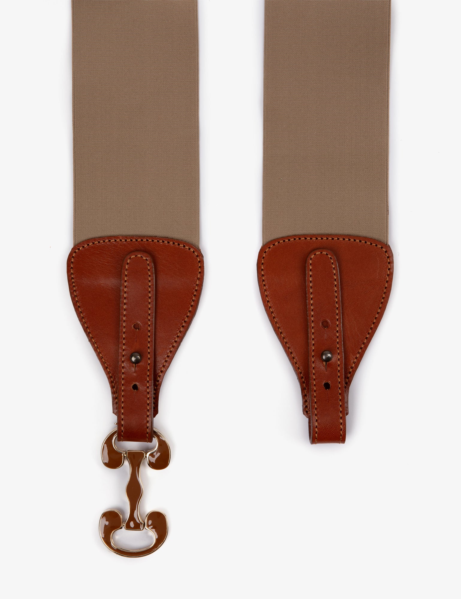 Horsebit Elastic Waist Belt