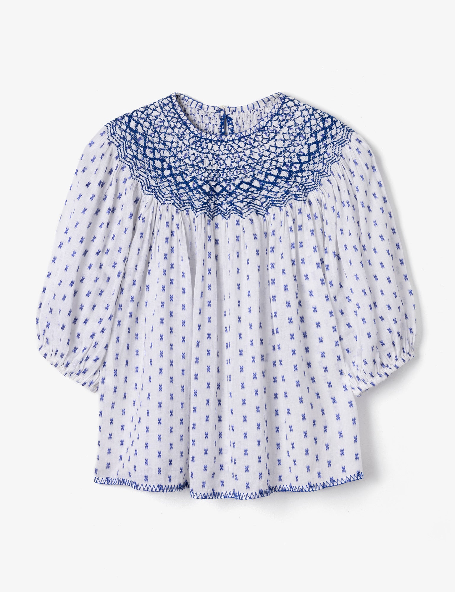 Ermioni Smocked Blouse