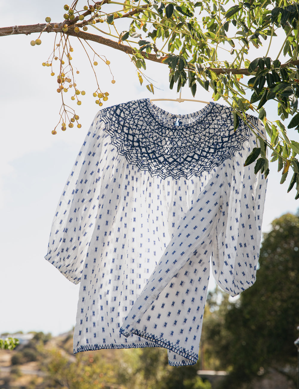 Ermioni Smocked Blouse