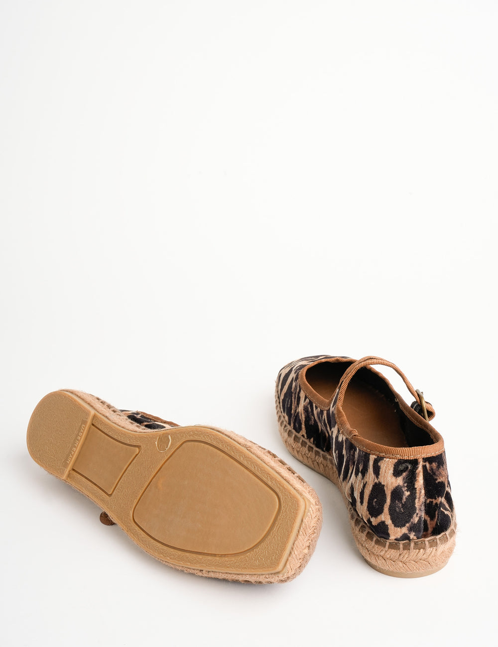 Flora Leopard Velvet Espadrille