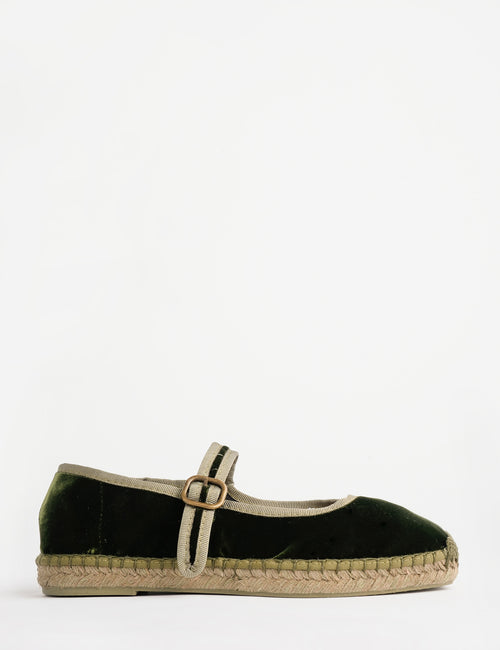Flora Velvet Espadrille