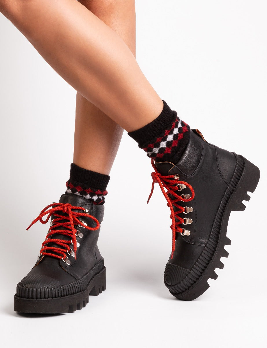 Geographer Leather Boot