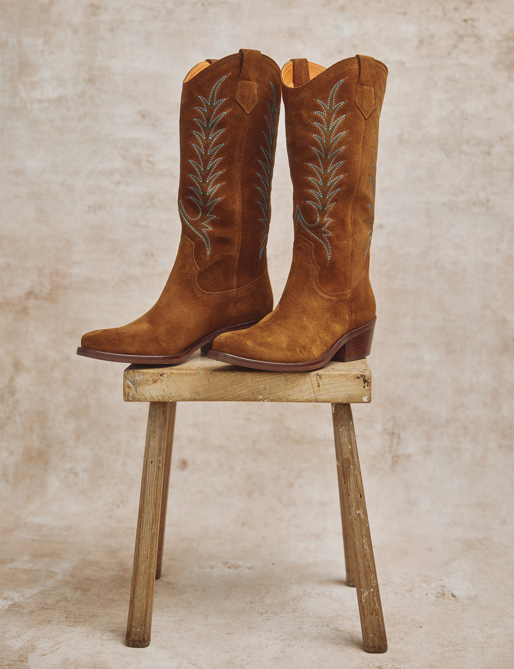 Goldie Embroidered Cowboy Boot