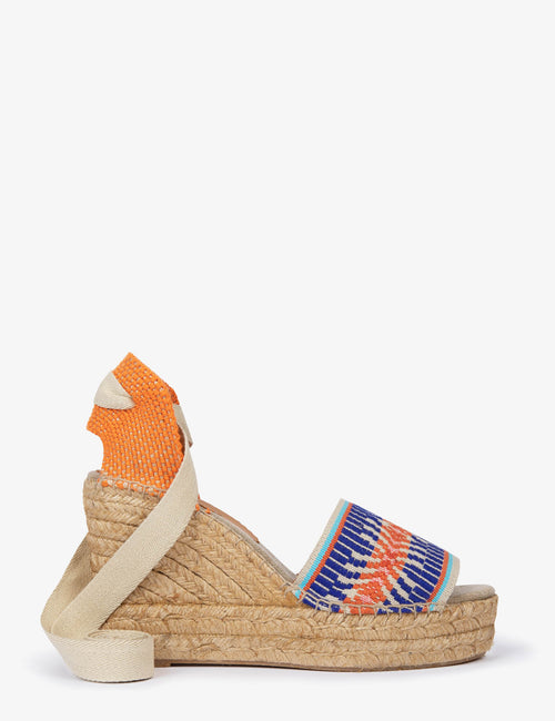 High Costa Savannah Weave Espadrille