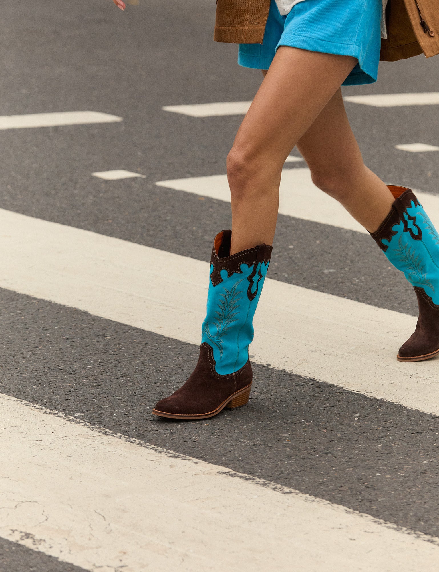 Jolene Suede Cowboy Boot