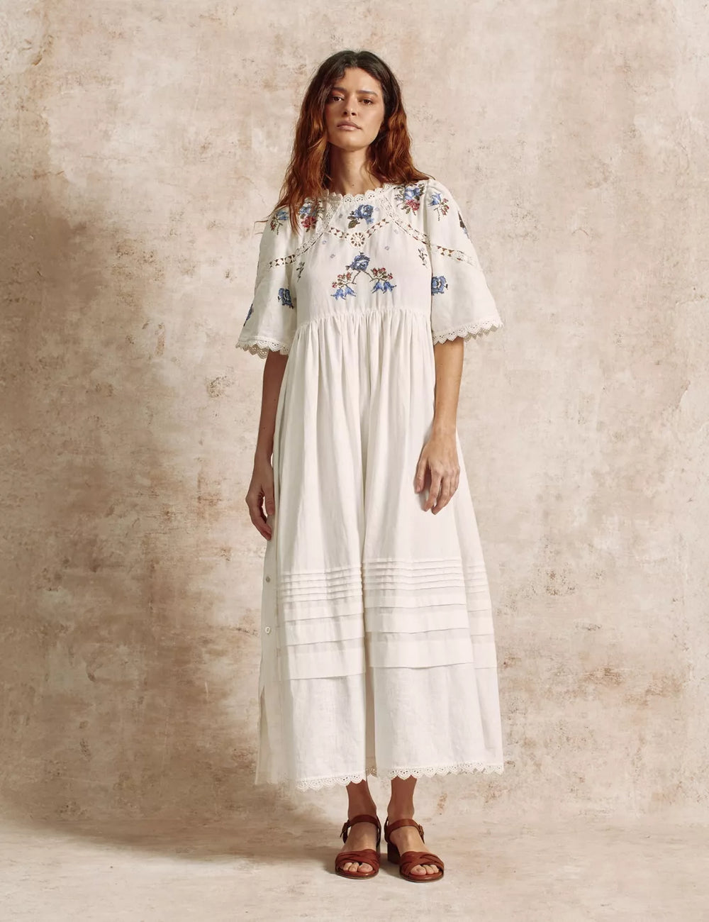 Maria Embroidered Dress