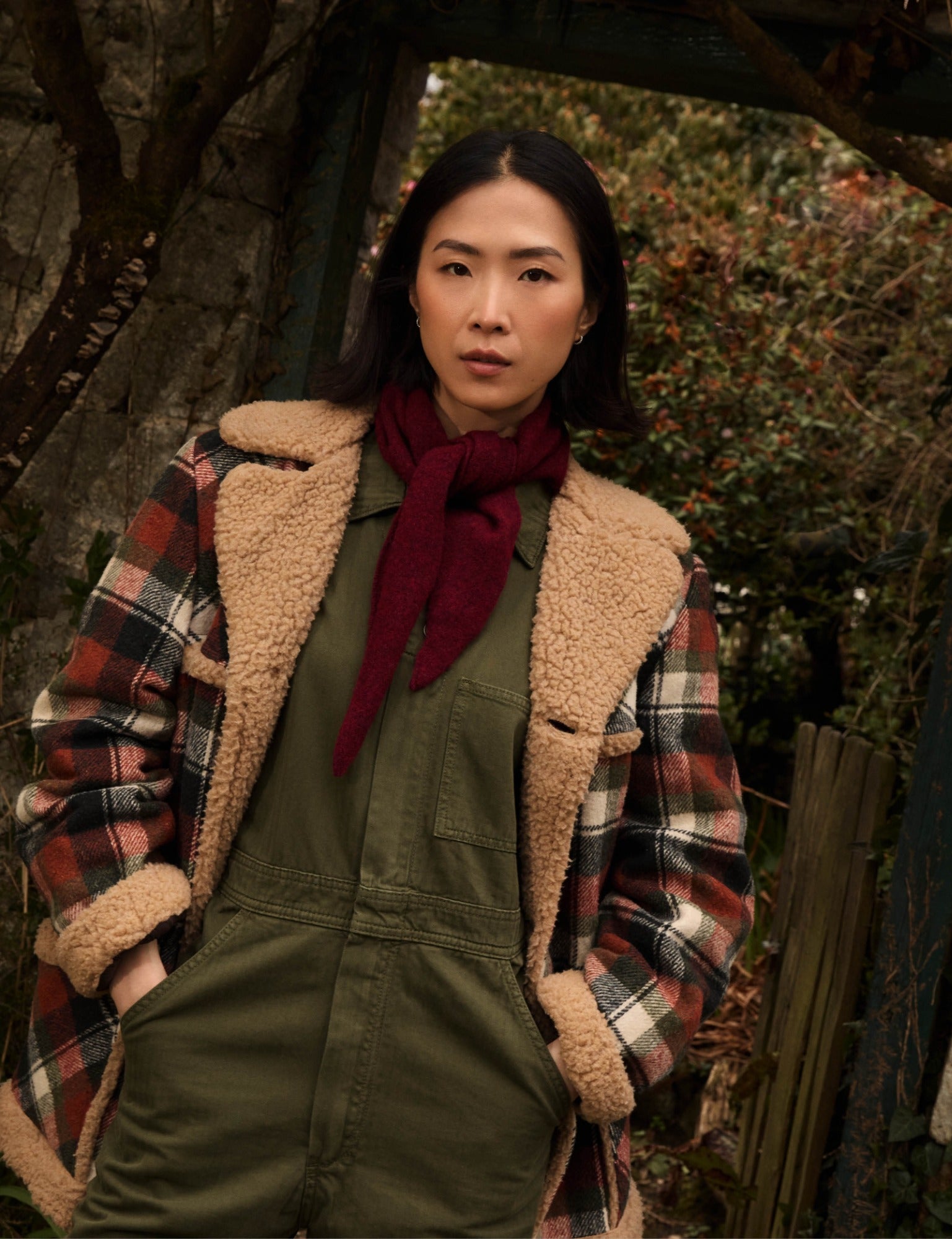 Noah Triangle Wool Scarf