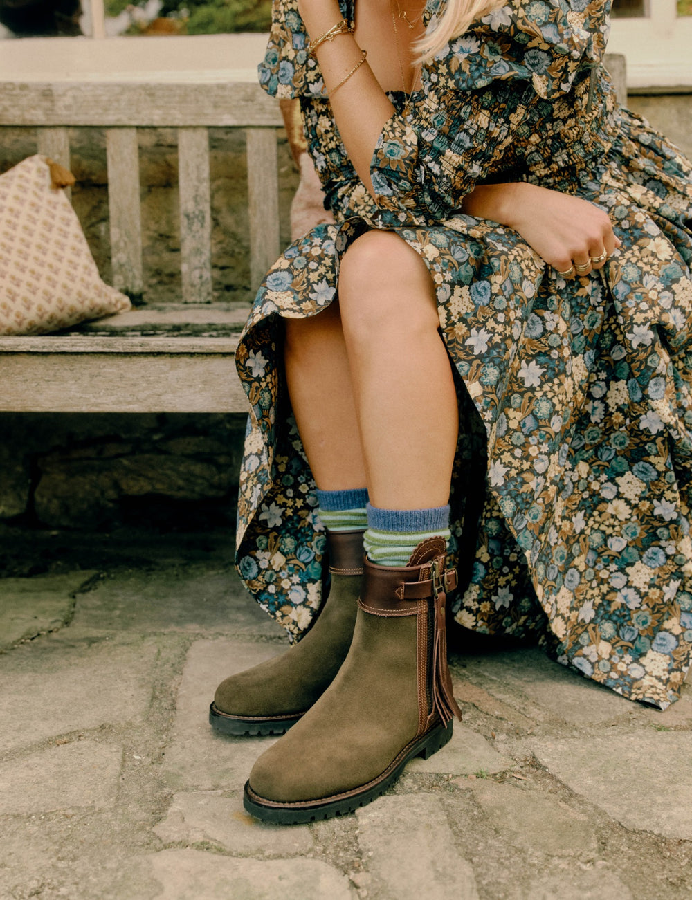 Inclement Cropped Tassel Boot