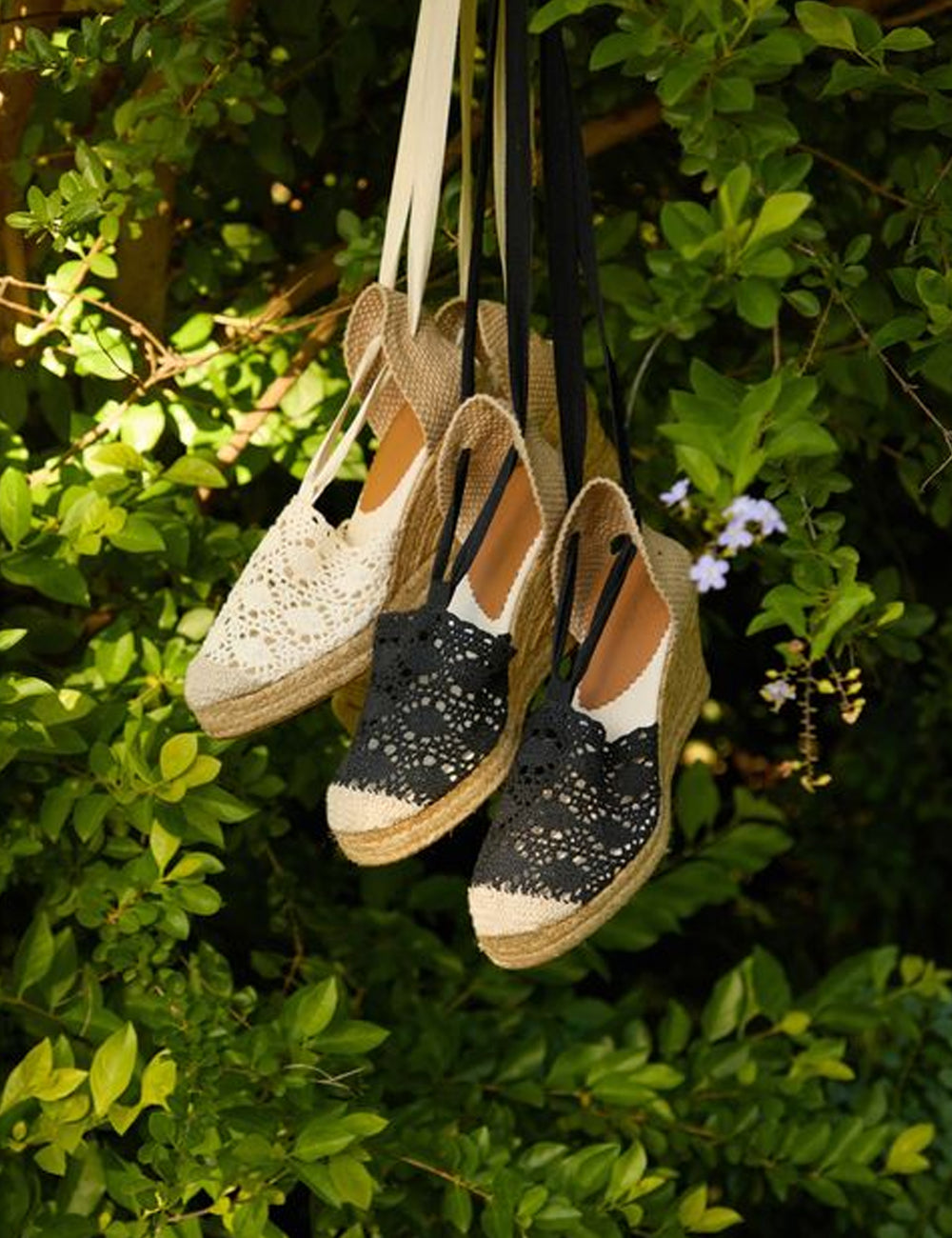 High Valenciana Lace Espadrille