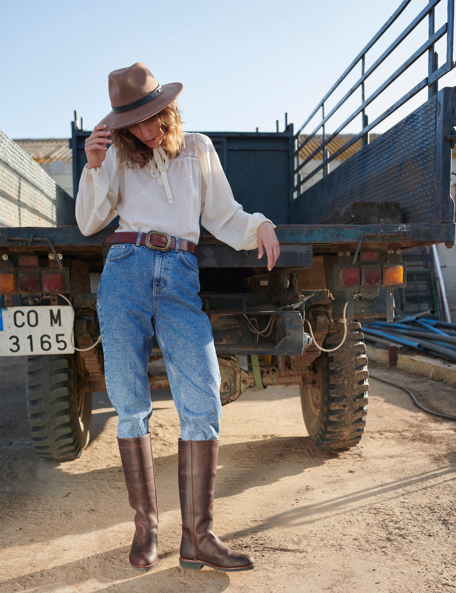 Bronze Buckle Belt