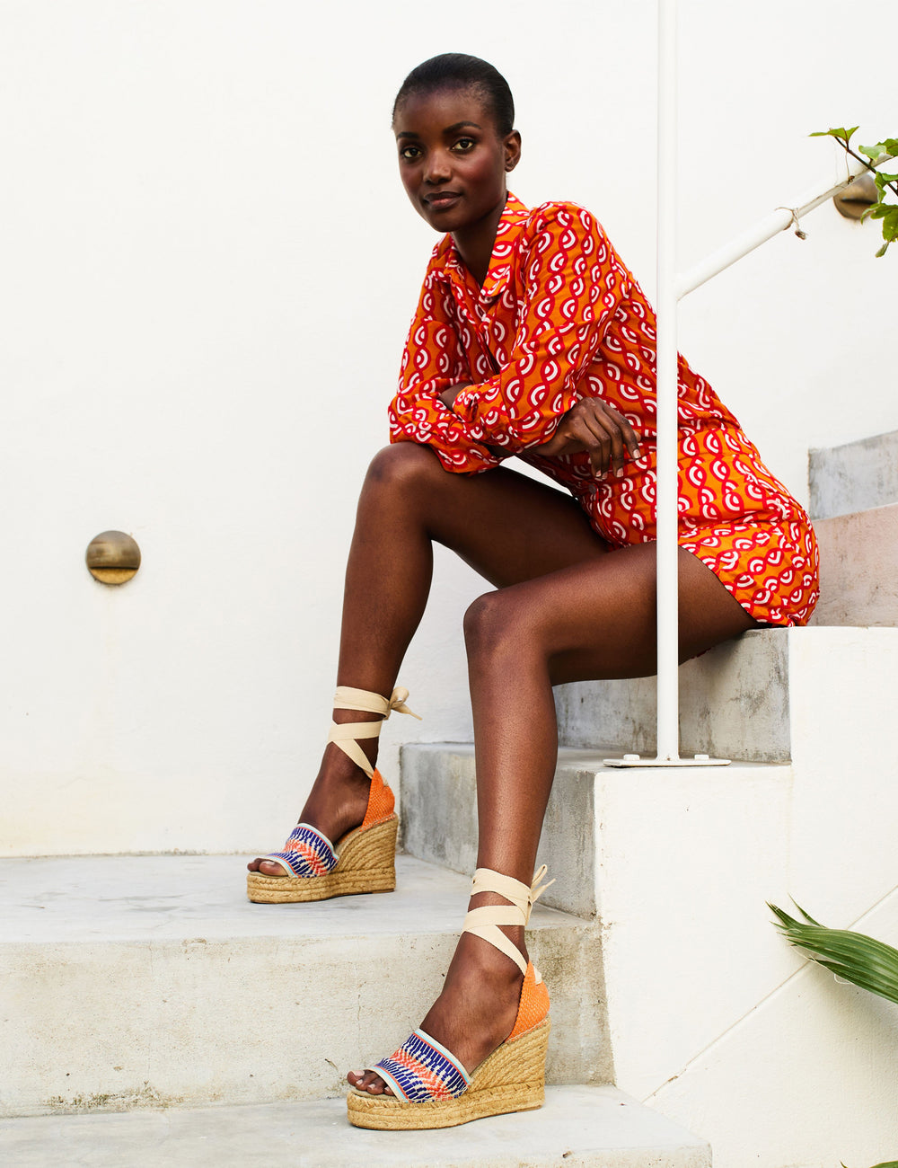 High Costa Savannah Weave Espadrille