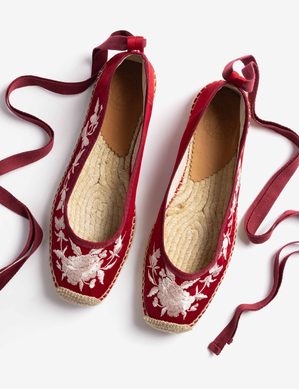 Allegra Butterfly Embroidered Espadrille