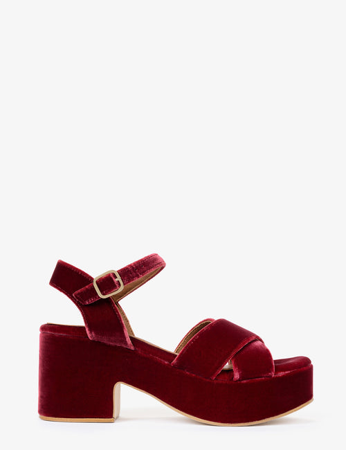 Azalea Velvet Sandal