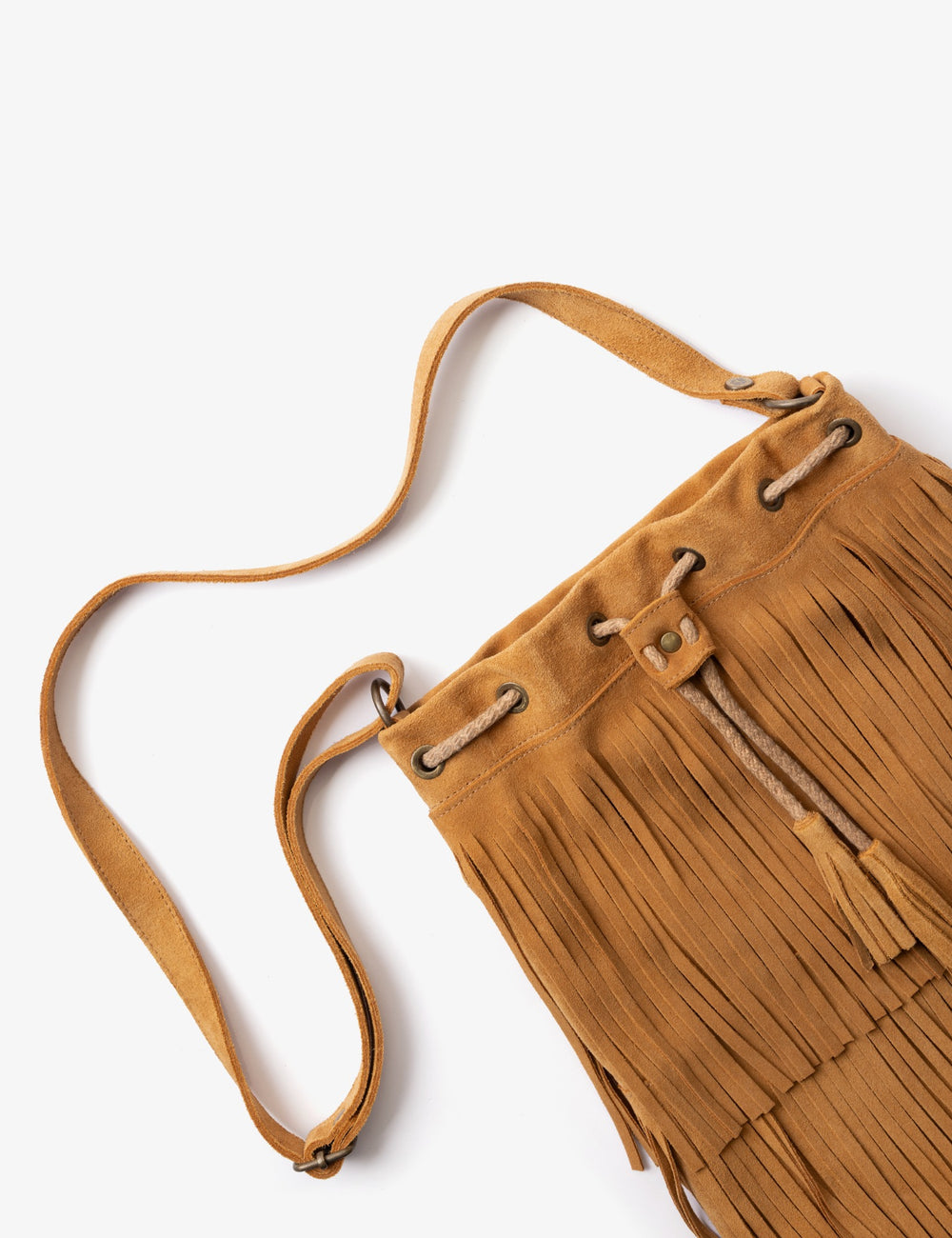 Boheme Fringe Suede Bag