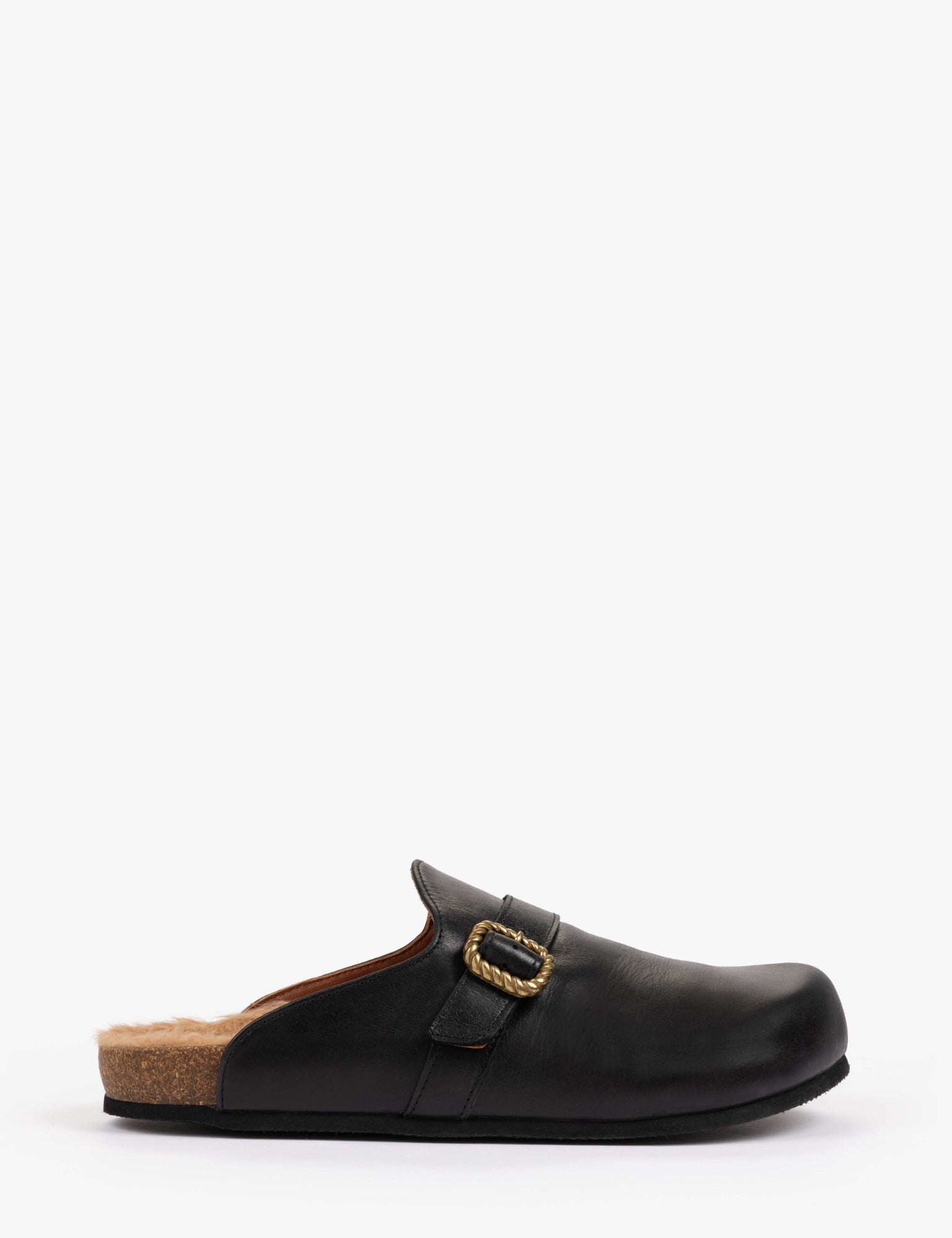 Braided Barley Leather Slide