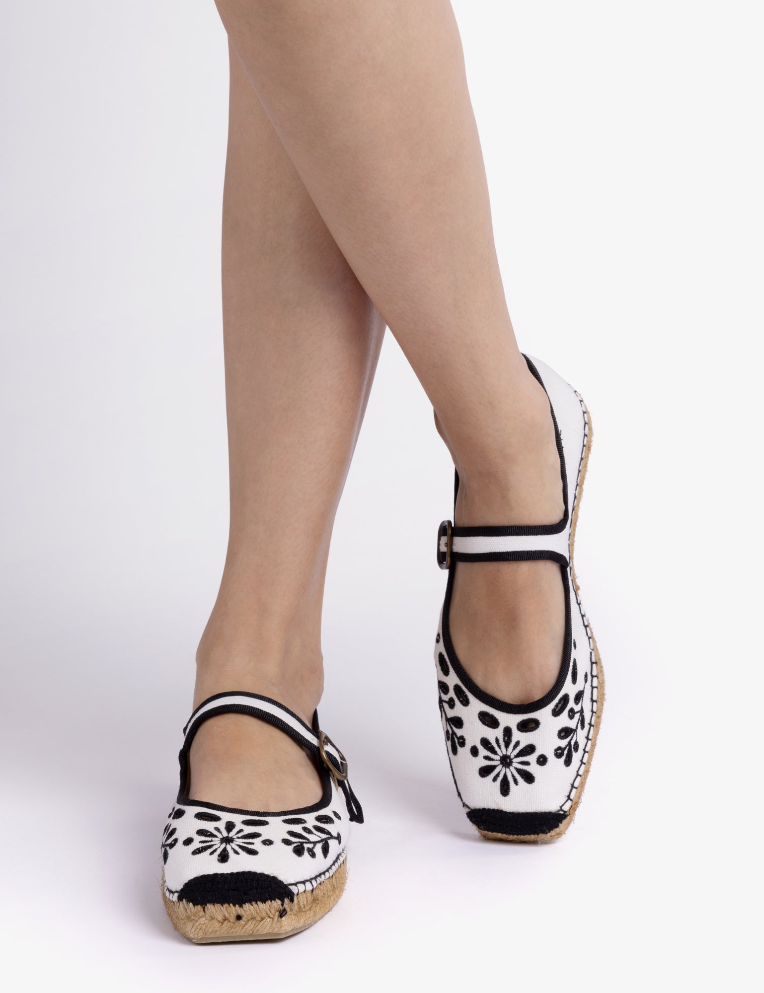 Flora Broderie Espadrille