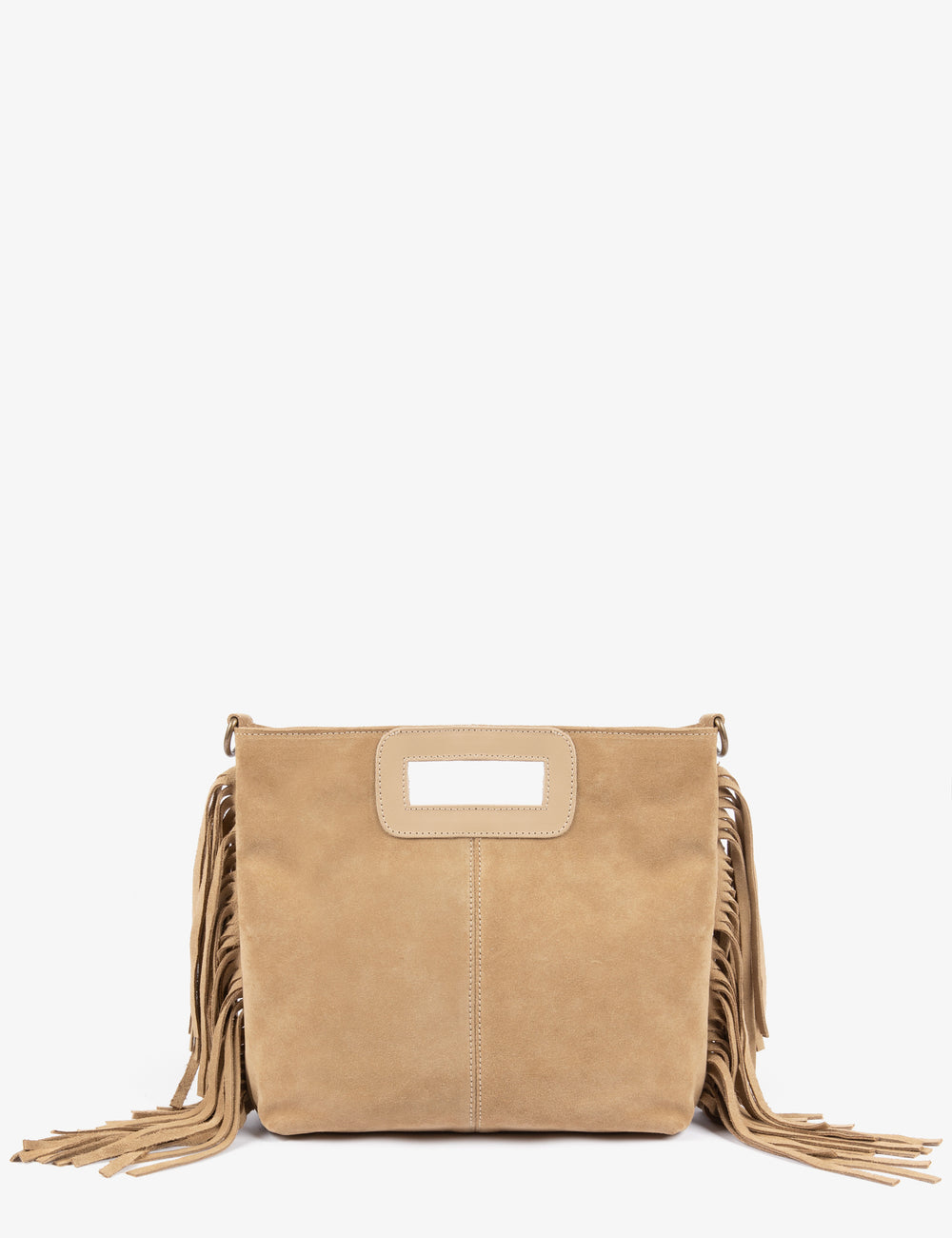 Fringe Handy Suede Bag