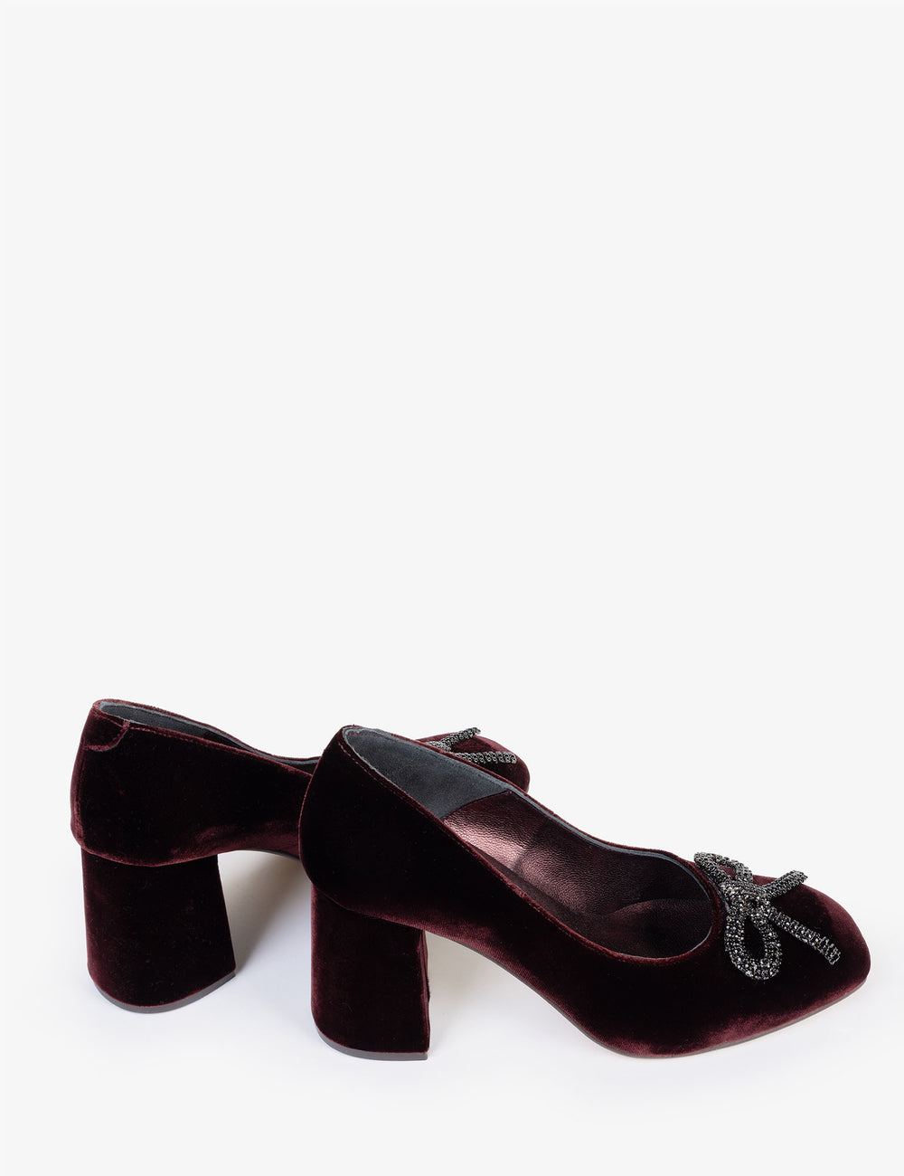 Gamine Bow Velvet Shoe