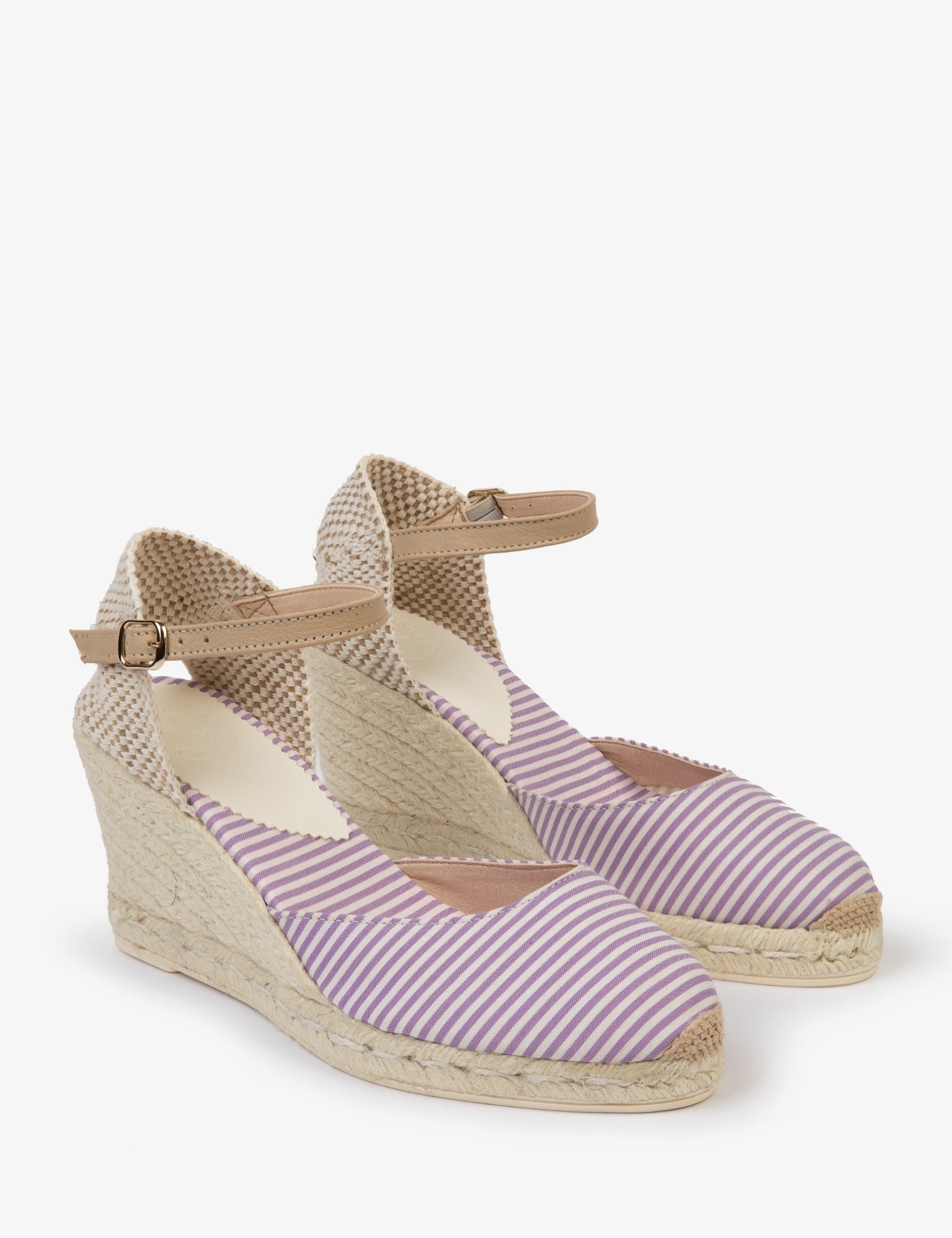 High Mary Jane Atelier Stripe Espadrille