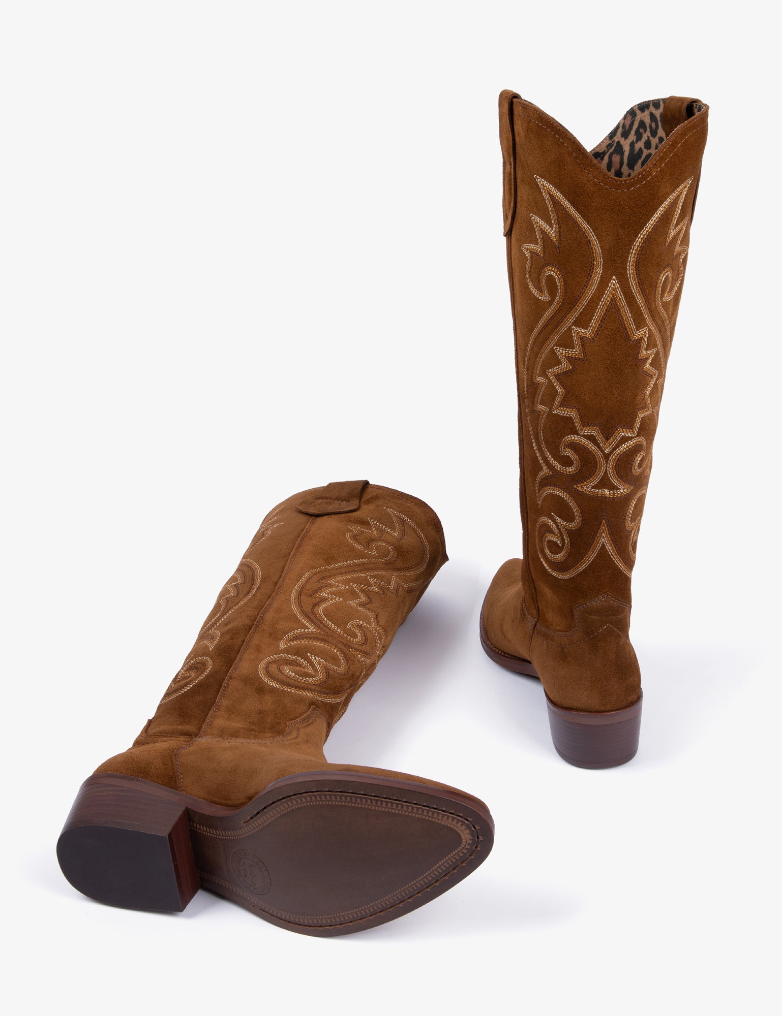 Cowgirl Suede Embroidered Boot