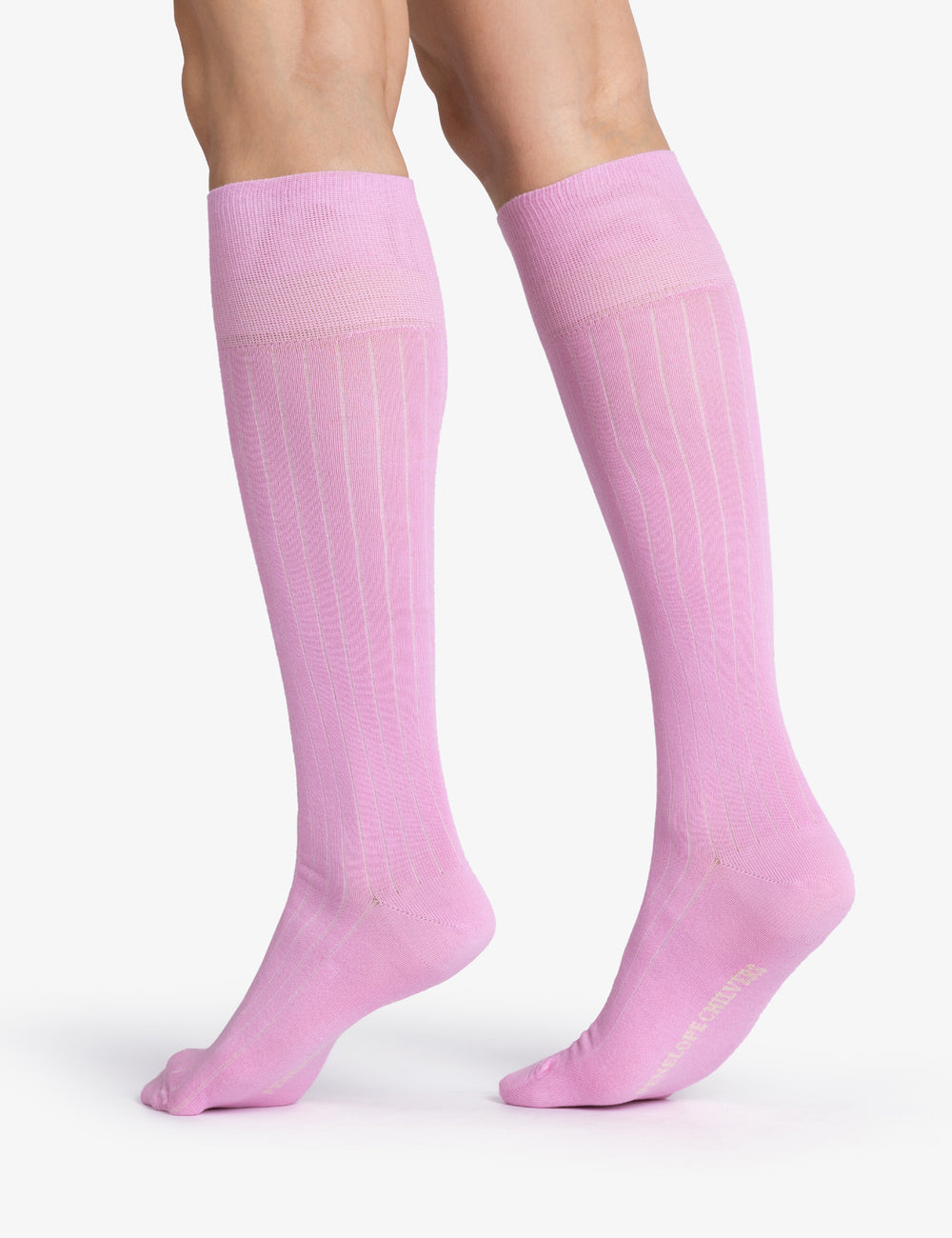 Knee Length Ribbed Sock