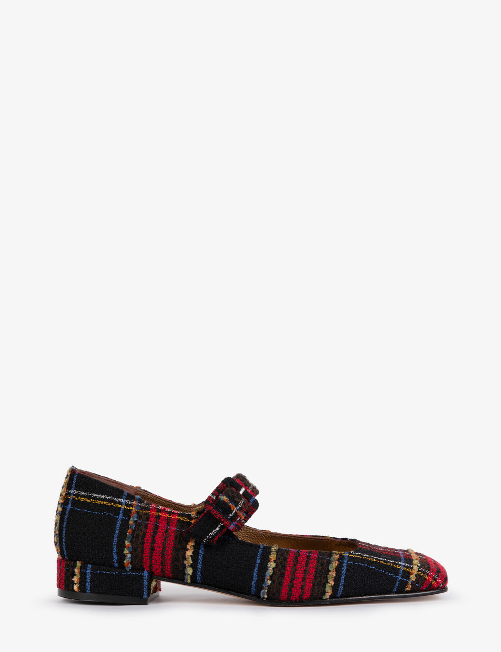 Low Mary Jane Tartan Shoe