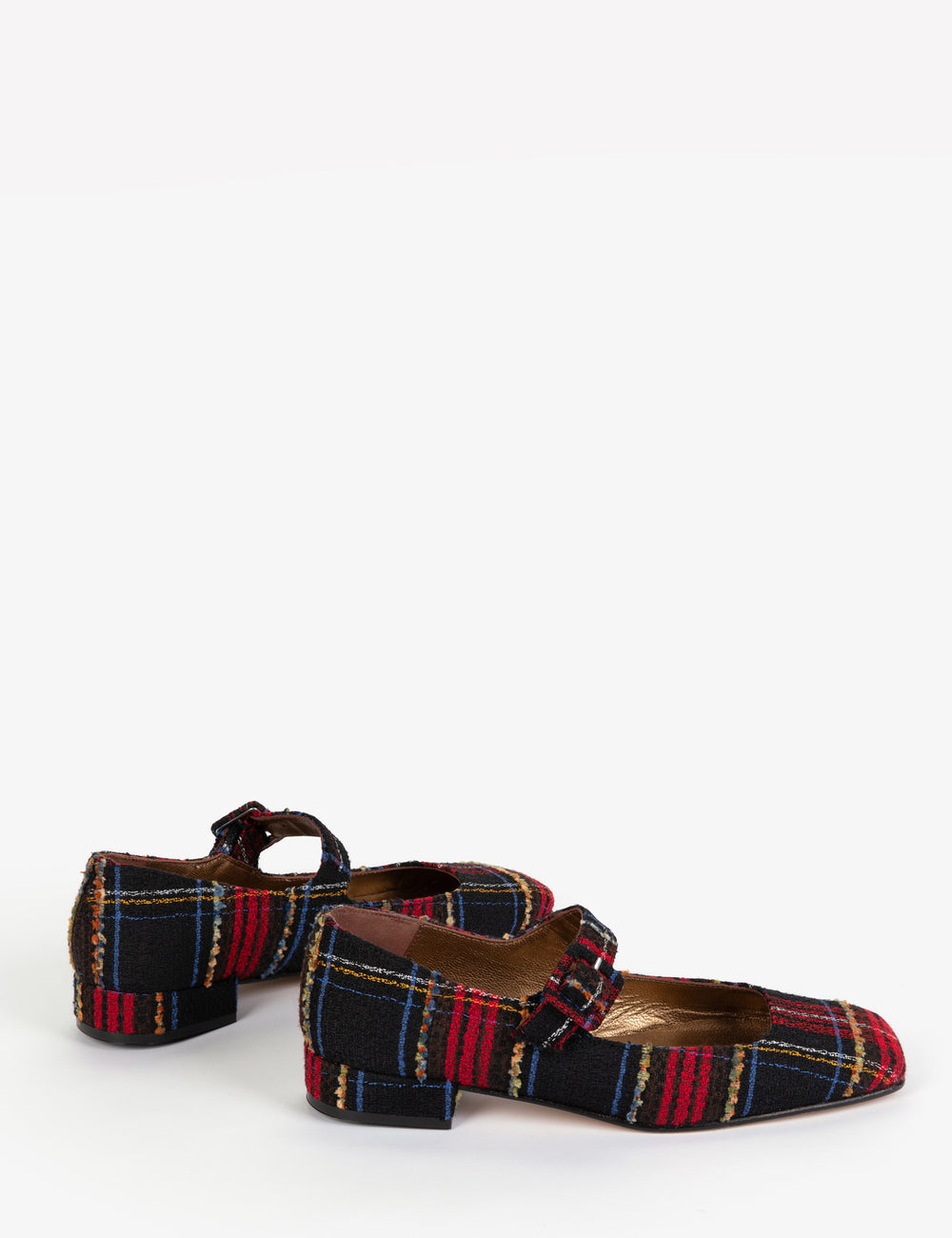 Low Mary Jane Tartan Shoe