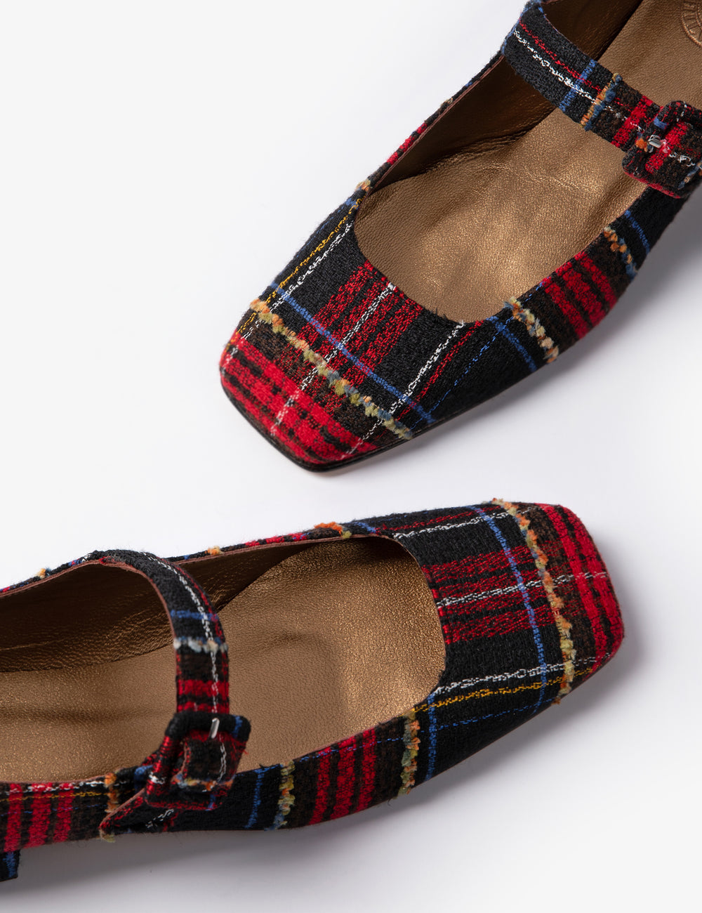 Low Mary Jane Tartan Shoe