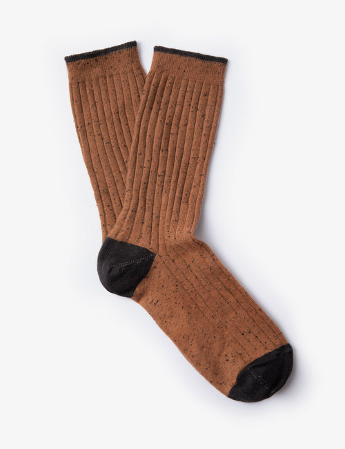Marled Cotton Sock
