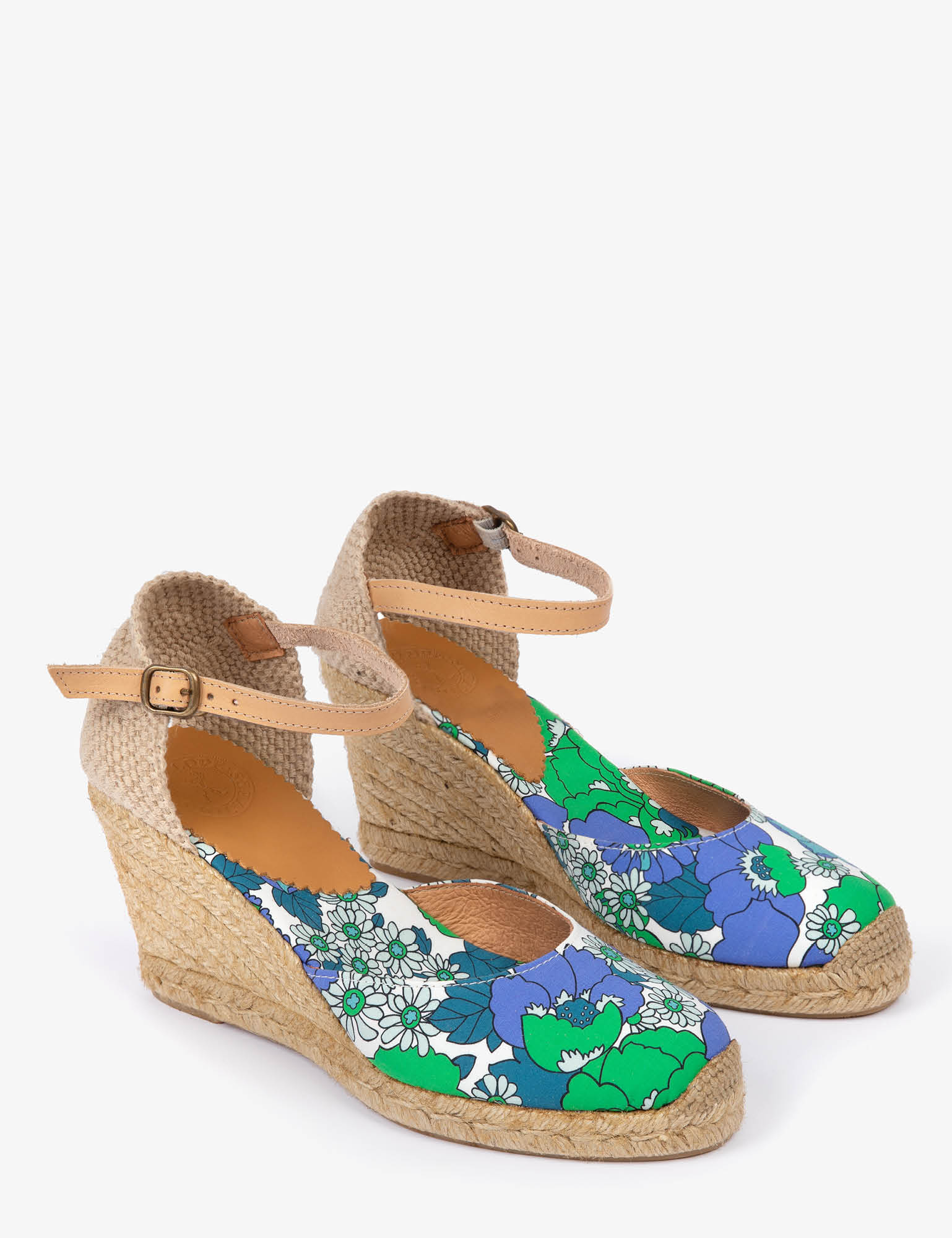 Mary Jane Chelsea Floral Espadrille