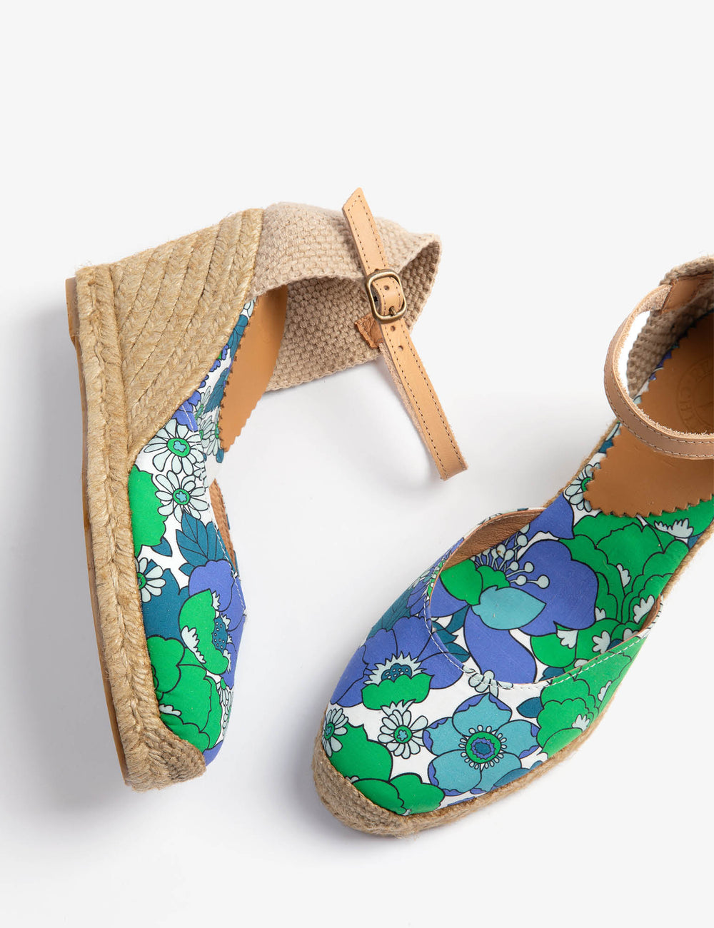 Mary Jane Chelsea Floral Espadrille